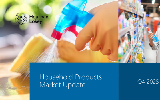 Houlihan Lokey – Household Products Market Update, Q4 2025 