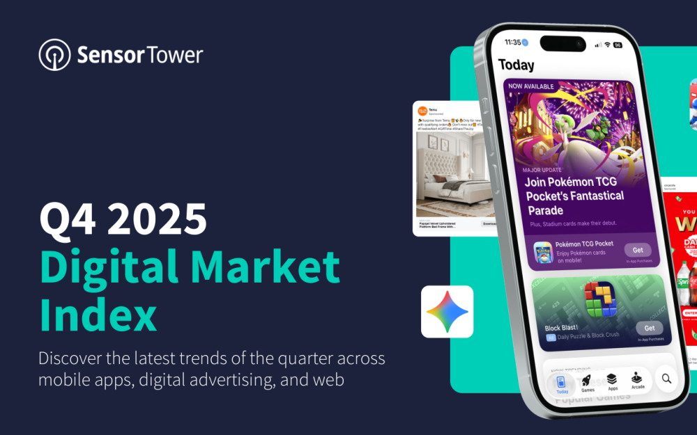 Sensor Tower – Digital Market Index, Q4 2025, Sensor Tower, Февраль ...
