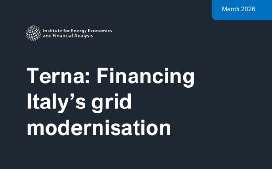 IEEFA – Terna: Financing Italy’s Grid Modernisation, Mar 2026 