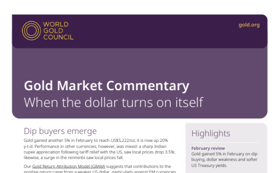 World Gold Council – Gold Market Commentary, Feb 2026 