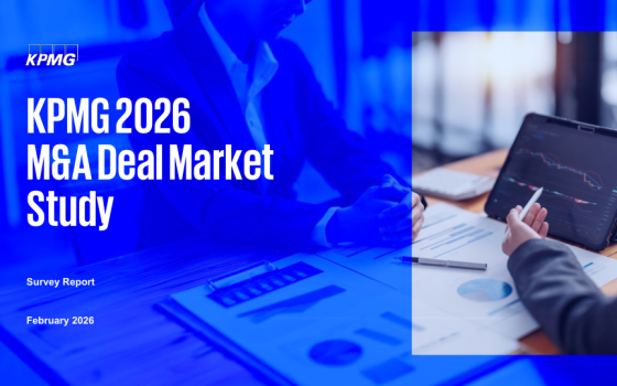 KPMG – M&A Deal Market Study, Feb 2026 