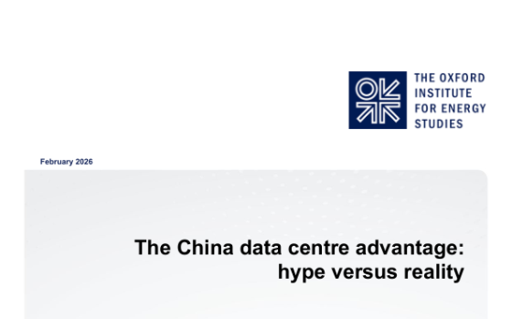 OIES – The China Data Centre Advantage: Hype Versus Reality 