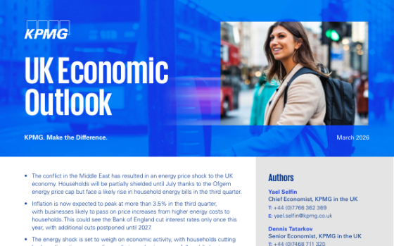 KPMG – UK Economic Outlook, March 2026 