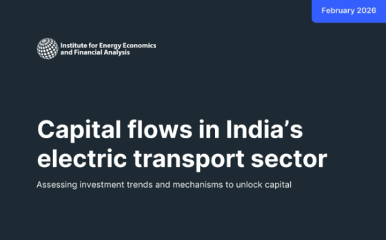 IEEFA – Capital Flows in India’s Electric Transport Sector 