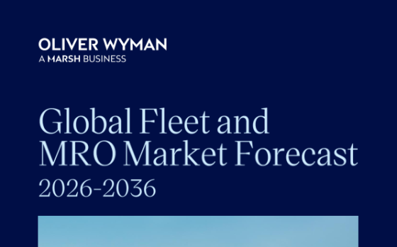 Oliver Wyman – Global Fleet and MRO Market Forecast, 2026-2036 