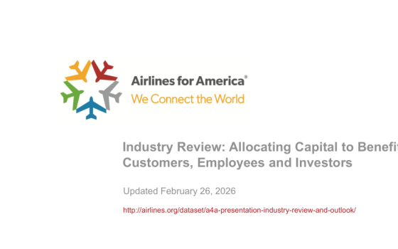 Airlines for America – Industry Review: Allocating Capital to Benefit Customers, Employees and Investors 