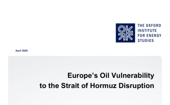 OIES – Europe’s Oil Vulnerability to the Strait of Hormuz Disruption 